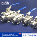 Clamp end floating stainless steel ball valve